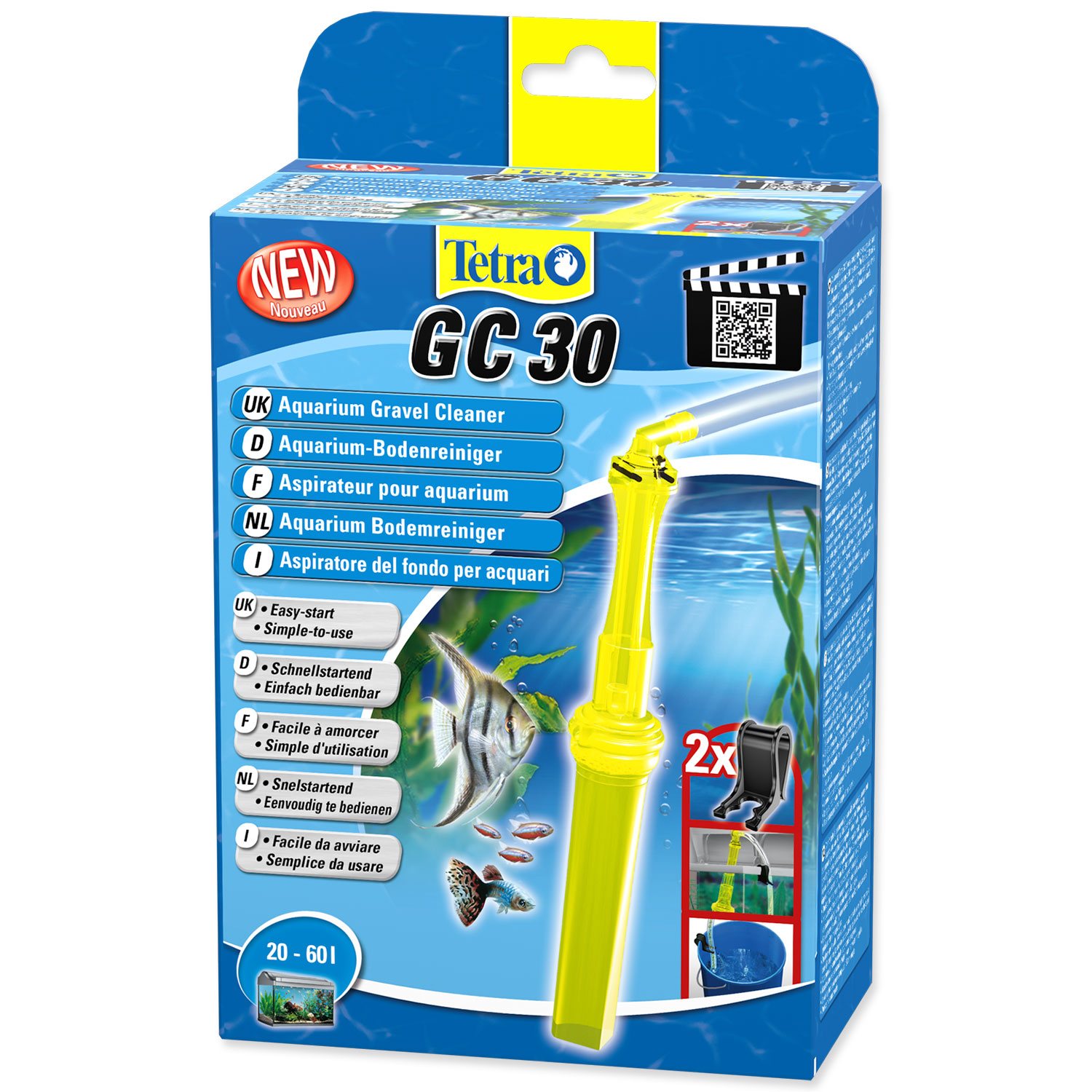 Odkalovač Tetra GC30, 20-60l-KS