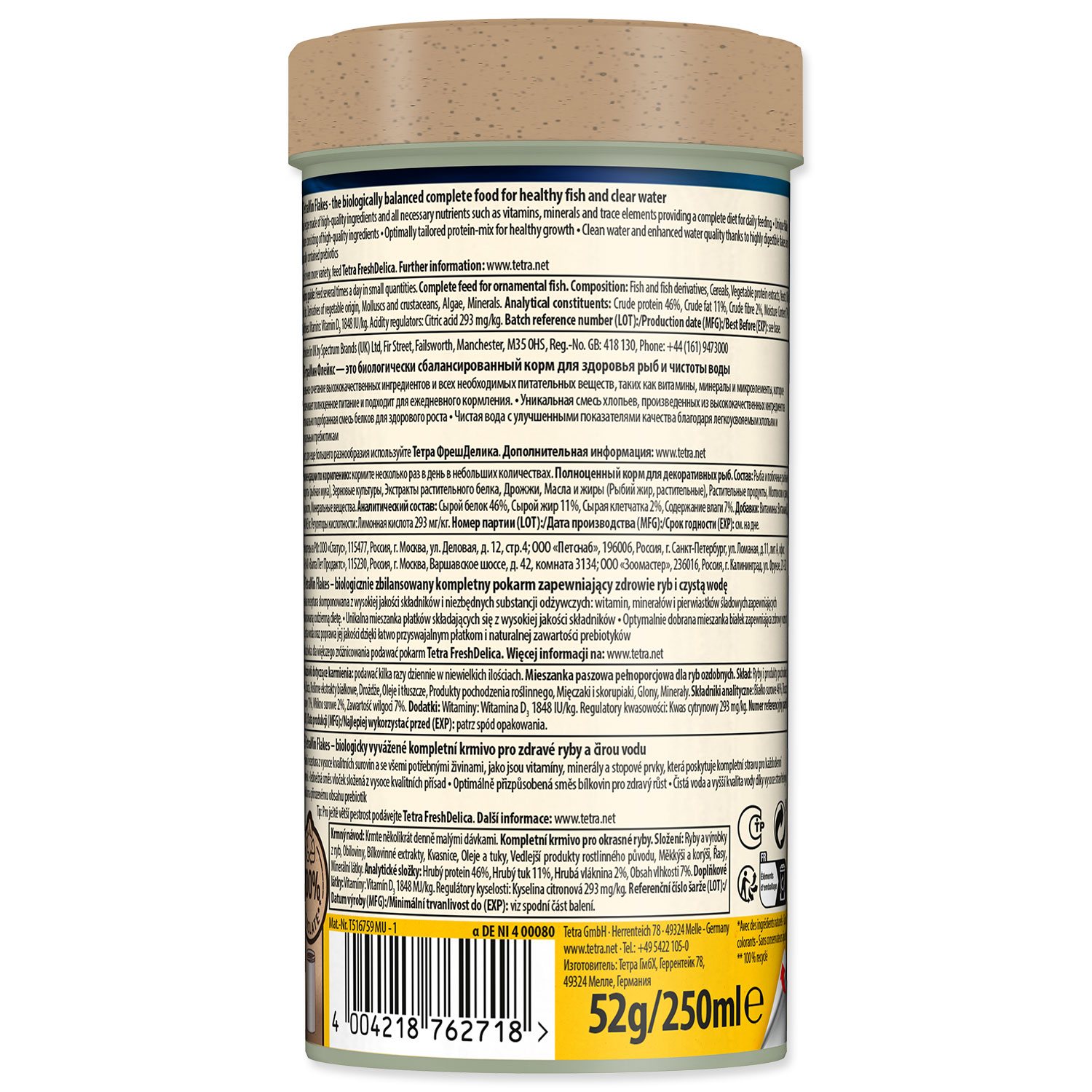 Krmivo Tetra Min 250ml-KS