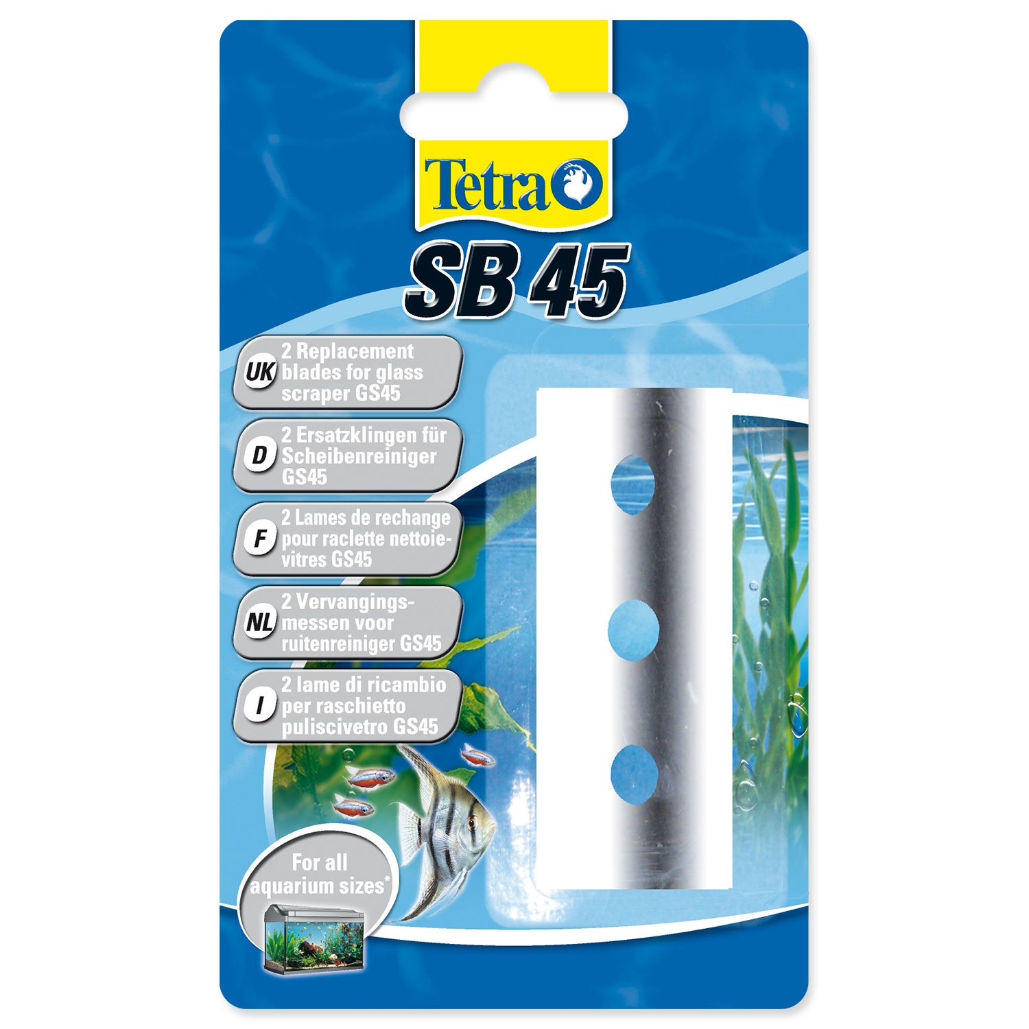 Díl Tetra žiletky ke škrabce GS45-KS