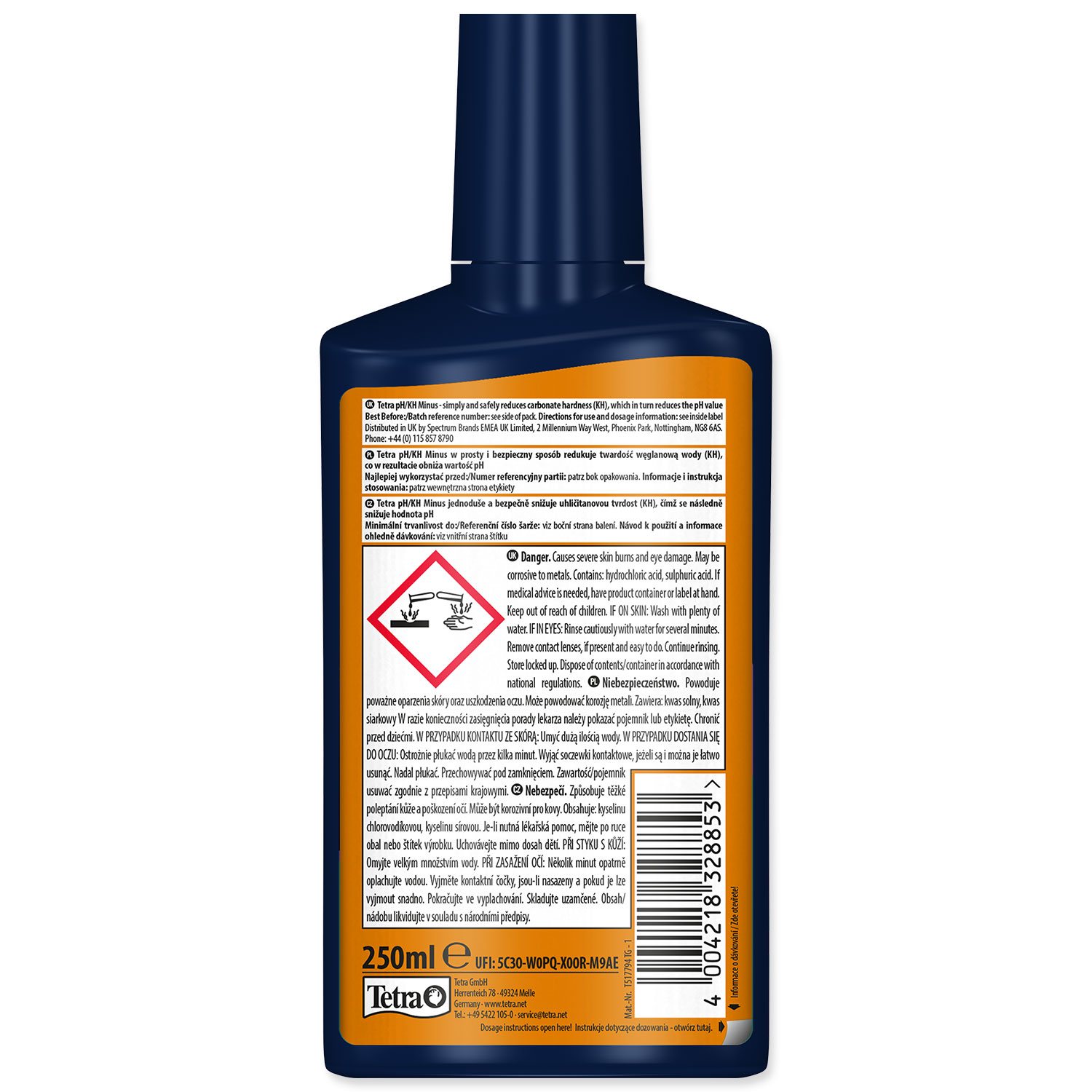Přípravek Tetra pH/KH Minus 250ml