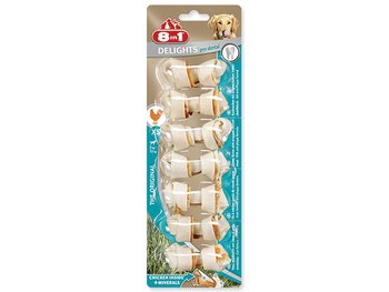 Pochoutka 8in1 Delights Dental kost žvýkací XS 7ks-KS