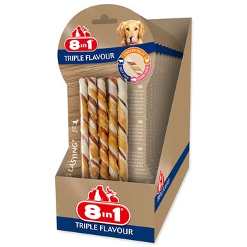 Pochoutka 8in1 Triple Flavour kroucená tyčinka 10ks-KS