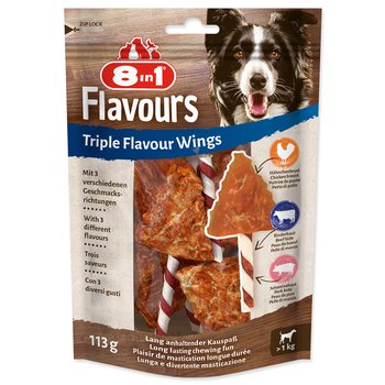 Pochoutka 8in1 Triple Flavour křidýlko žvýkací 6ks-KS