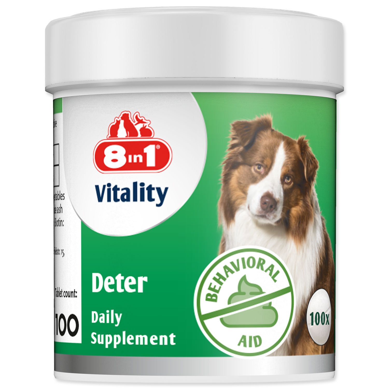 Pochoutka 8in1 Vitality Deter tablets for dogs 100 tbl.-KS