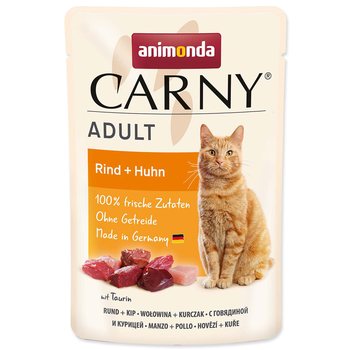 Kapsička Animonda Carny Adult hovězí a kuře 85g-KS