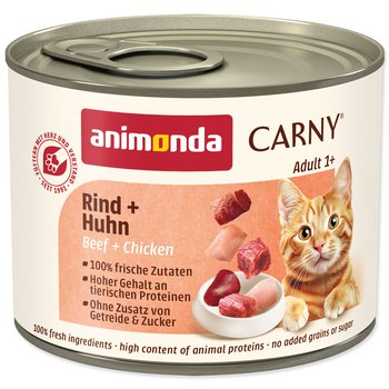 Konzerva Animonda Carny Adult hovězí a kuře 200g-KS