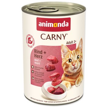Konzerva Animonda Carny Adult hovězí a srdce 400g-KS