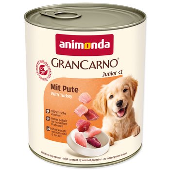 Konzerva Animonda Gran Carno Junior s krůtím 800g-KARTON