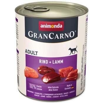 Konzerva Animonda Gran Carno Adult hovězí a jehně 800g-KS