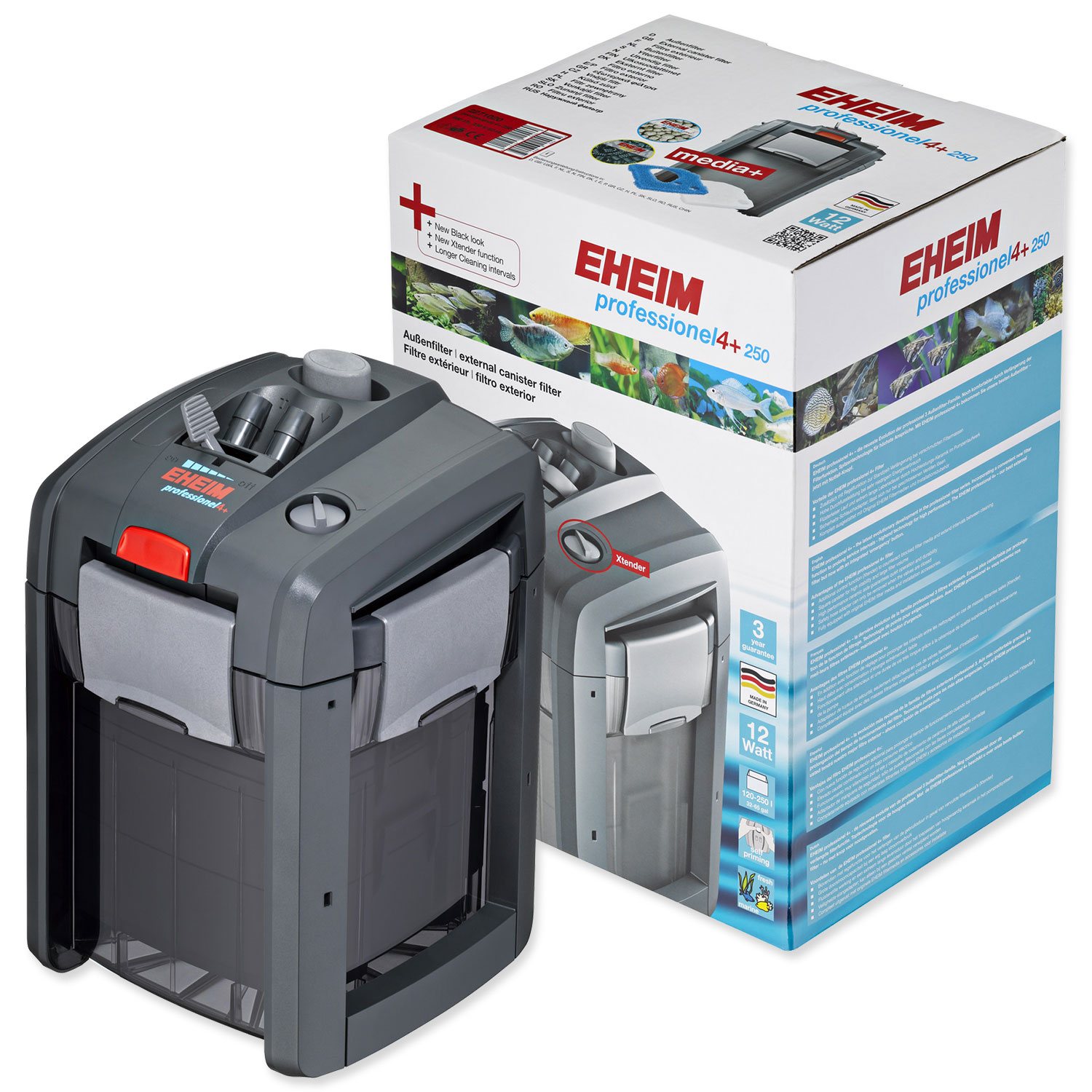 Filtr Eheim Professionel 4+ 250 vnější, s náplní 950l/h-KS