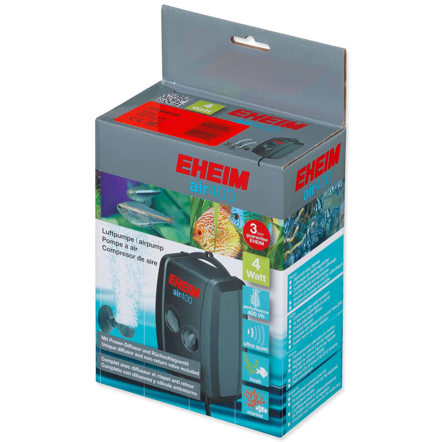 Kompresor Eheim vzduchovací 400,2x200l/h, 5W-KS