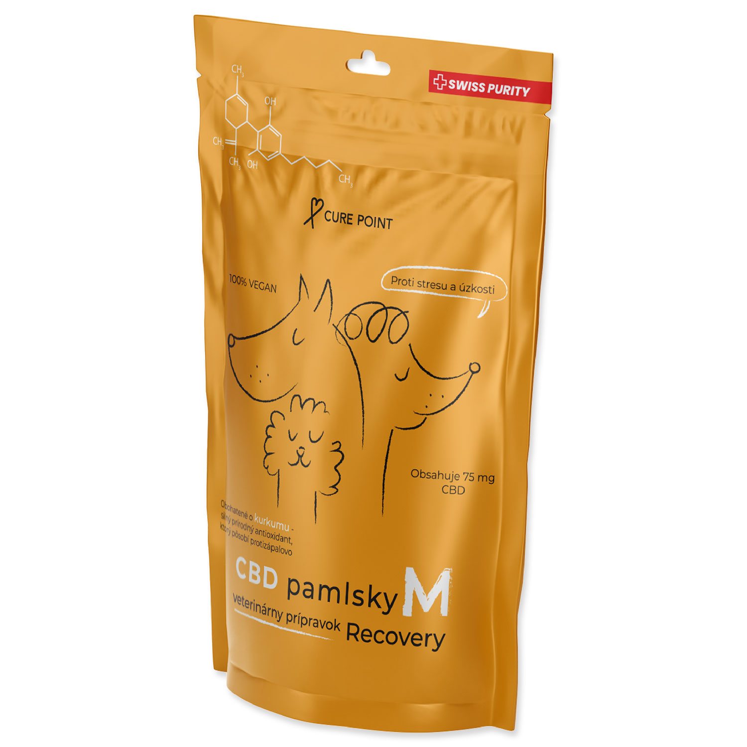 Pochoutka CBD Recovery M 100g-KS