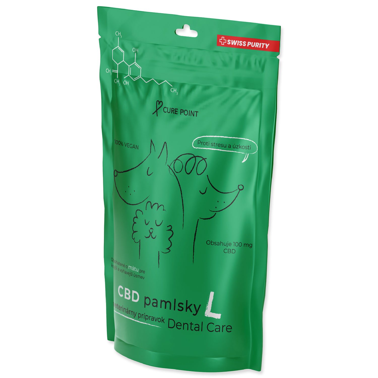 Pochoutka CBD Dental Care L 100g-KS