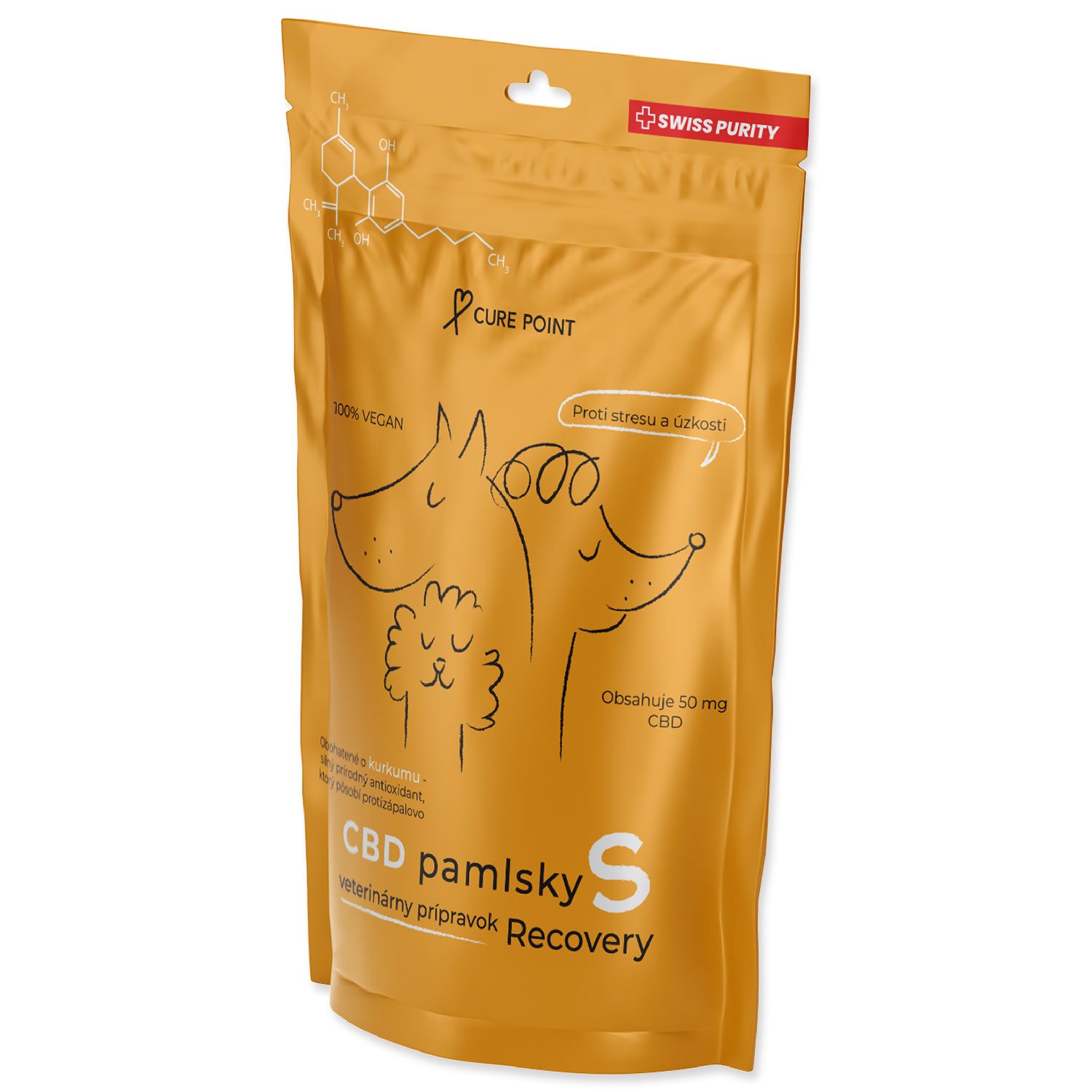 Pochoutka CBD Recovery S 100g-KS