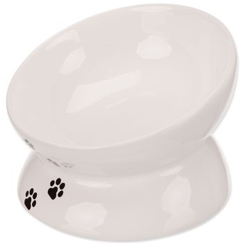 Miska Trixie zvýšená, ergonomická, keramická, bílá 0.15 l/ø 13 cm-KS