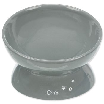 Miska Trixie XXL zvýšená, ergonomická, keramická, šedá 0.35 l/ø 17 cm-KS