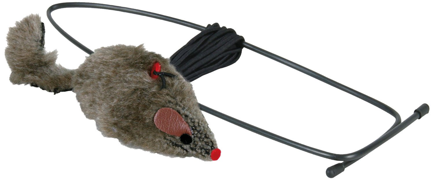 Hračka Trixie myš závěsná na dveře 8/190cm-KS