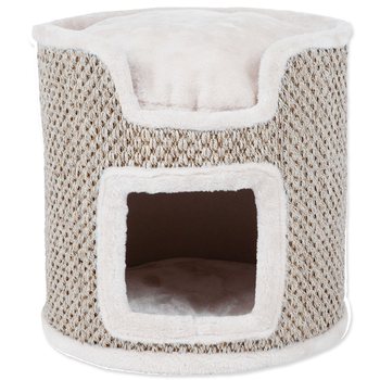 Odpočívadlo Trixie Ria Cat Tower světle šedé-přírodní 37cm-KS