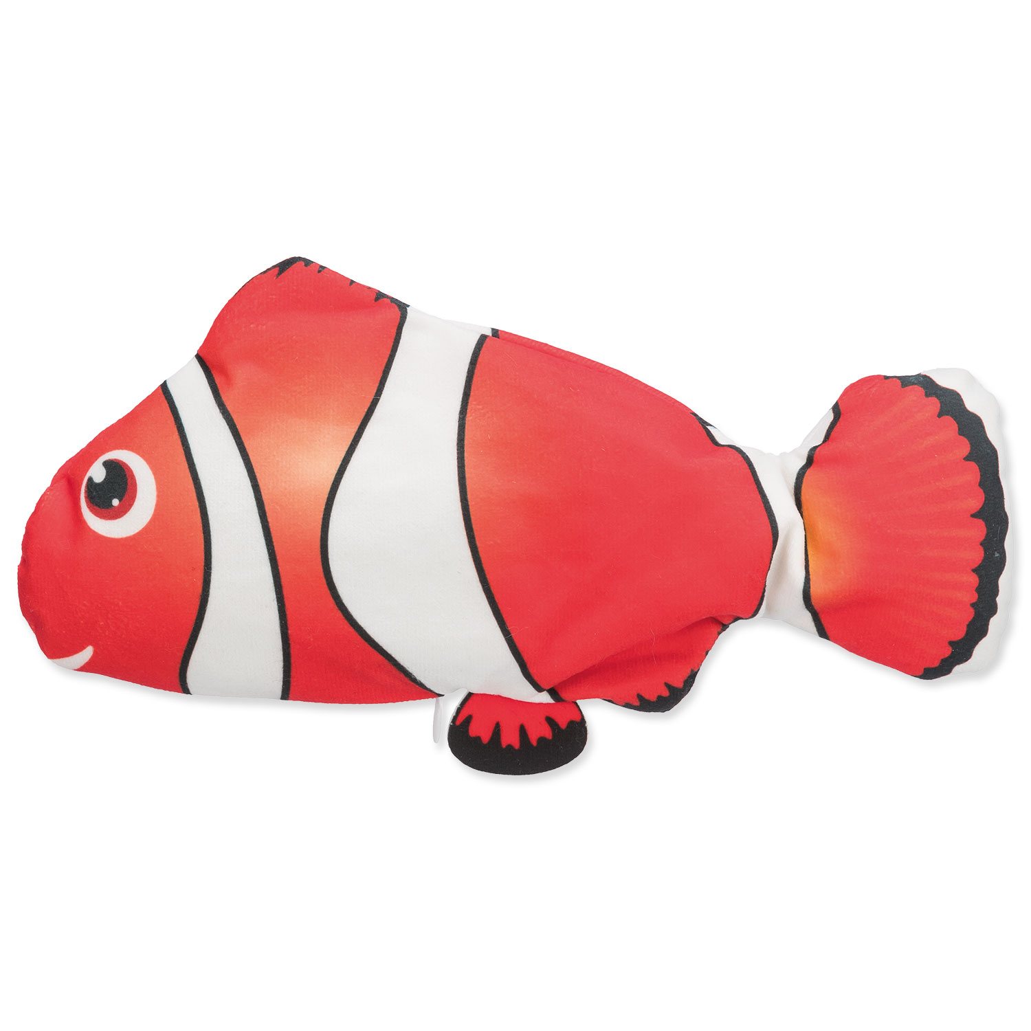 Wriggle fish, fabric, catnip, 26 cm-KS