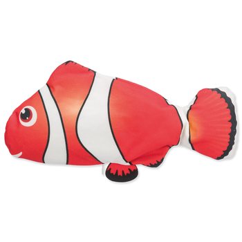 Wriggle fish, fabric, catnip, 26 cm-KS