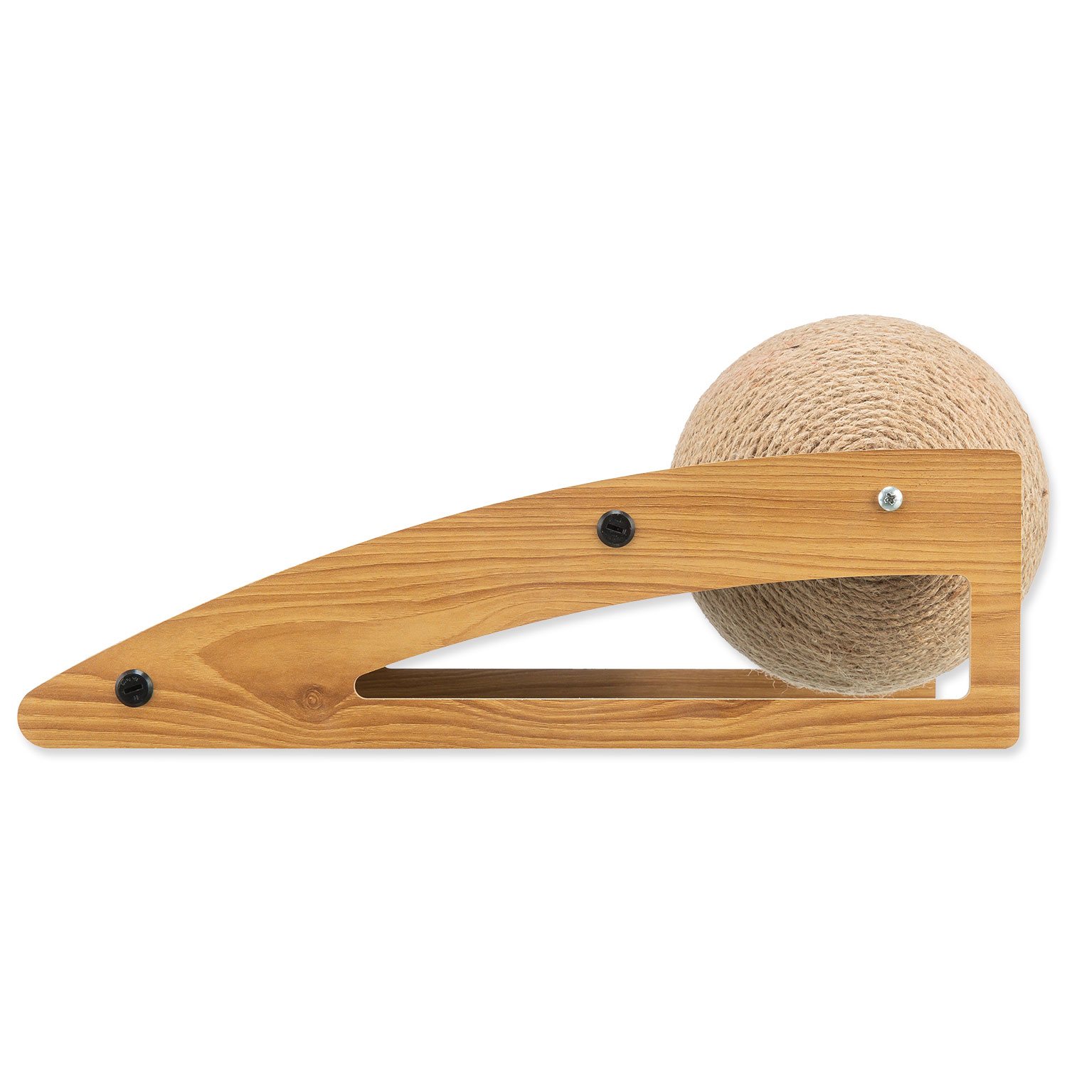 Škrabadlo Trixie rampa s míčem, dřevo/karton/sisal 40x17x20cm-KS