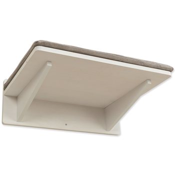 Platforma Trixie k připevnění na stěnu s polštářem bílá 50x17,5x36,5cm-KS