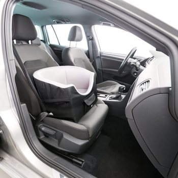 Sedačka do auta 45×39×42cm černo-šedá-KS