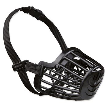 Náhubek Trixie plastový černý S 18cm-KS