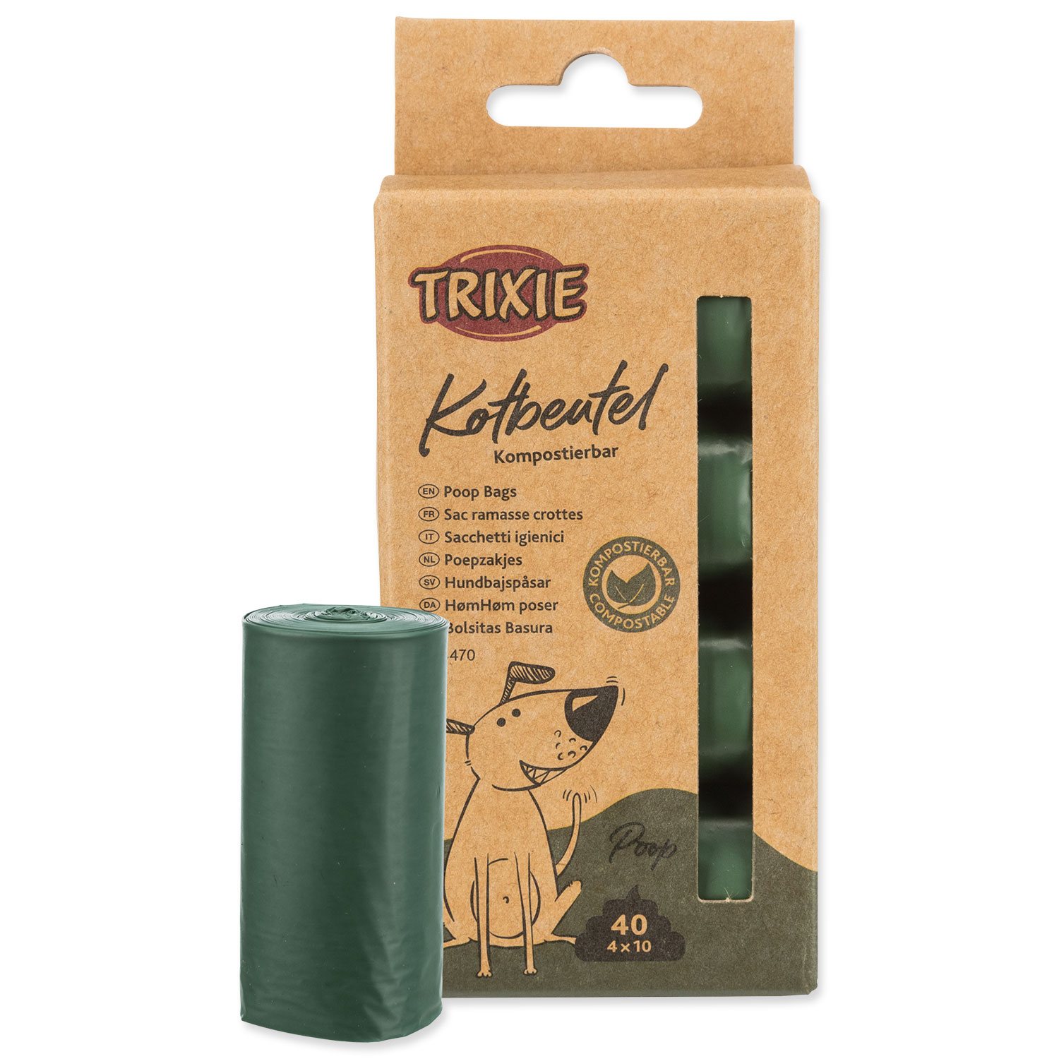 Sáčky Trixie náhradní na výkaly 4 rolky po 10ks-KS