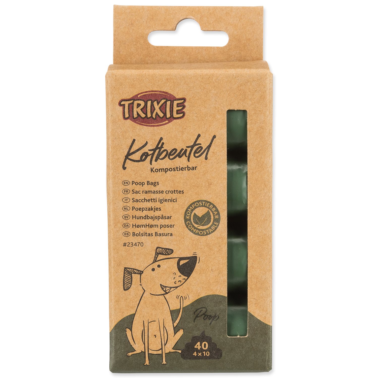 Sáčky Trixie náhradní na výkaly 4 rolky po 10ks-KS