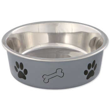 Miska Trixie nerezová plastový povrch 14cm 400ml-KS