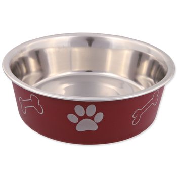 Miska Trixie nerezová plastový povrch 14cm 400ml-KS