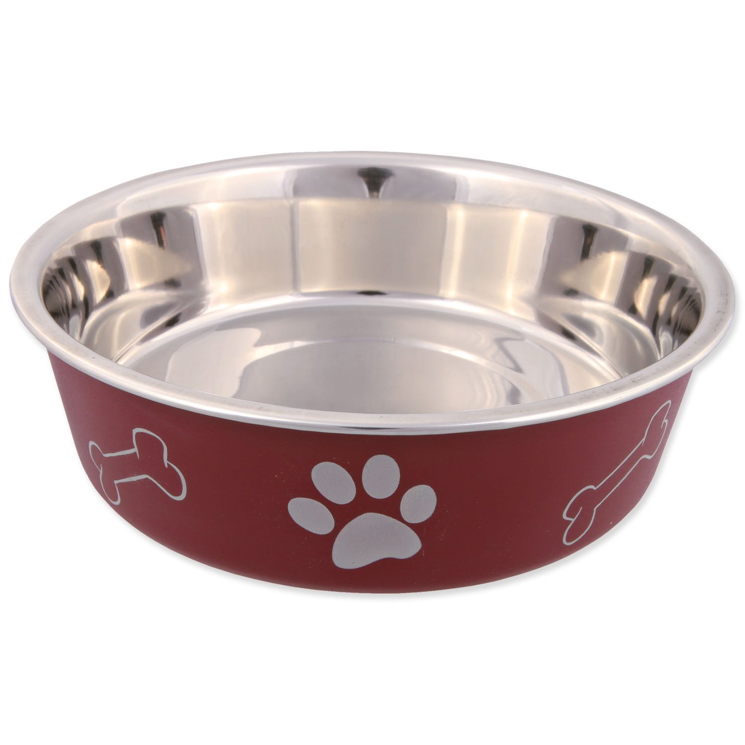 Miska Trixie nerezová, plastový povrch 17cm 750ml-KS