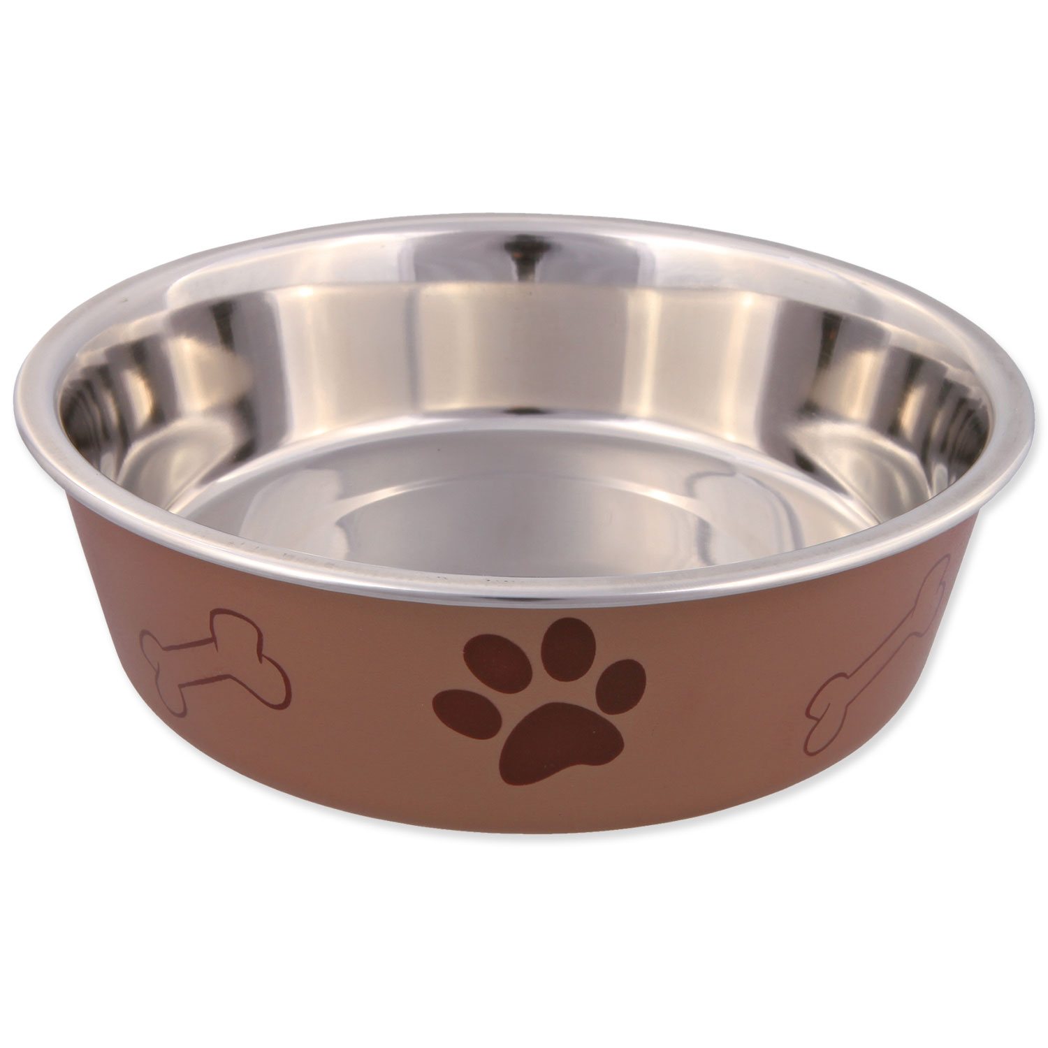 Miska Trixie nerezová, plastový povrch 17cm 750ml-KS