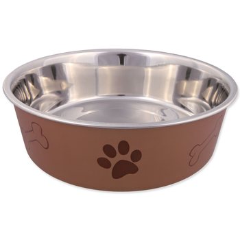 Miska Trixie nerezová, plastový povrch 23cm 2000ml-KS