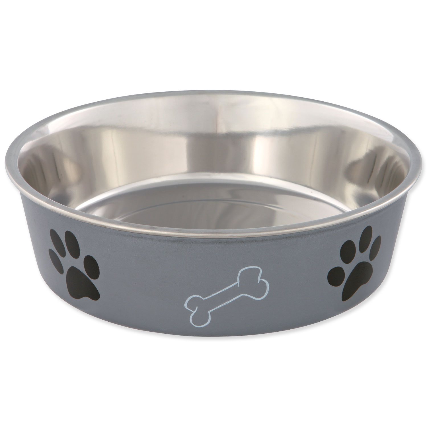 Miska Trixie nerezová, plastový povrch 23cm 2000ml-KS