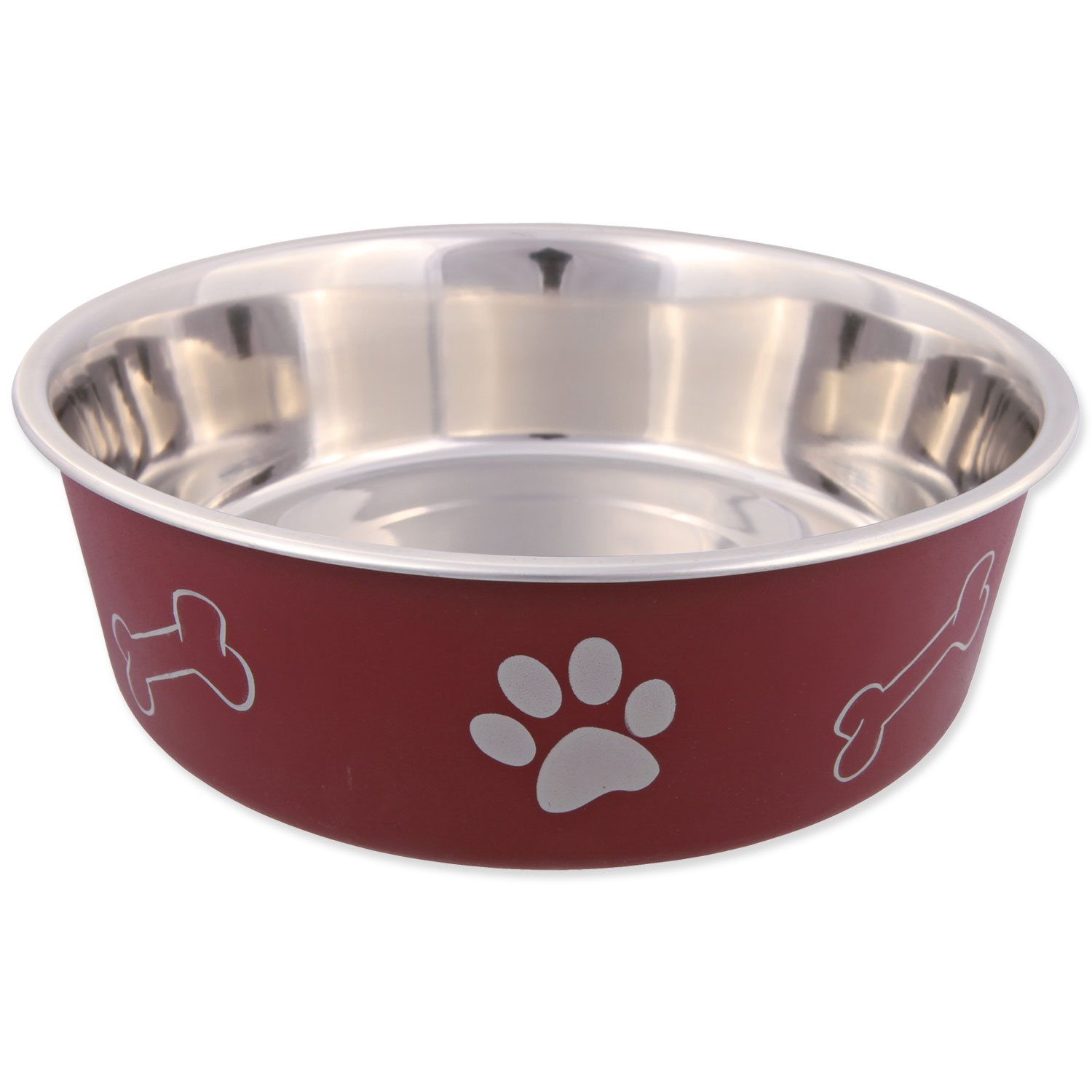 Miska Trixie nerezová, plastový povrch 23cm 2000ml-KS