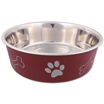 Miska Trixie nerezová, plastový povrch 23cm 2000ml-KS