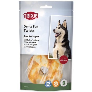 Pochoutka Trixie Denta Fun Twist kolagenové věnečky s kuřetem, 2x85g-KS