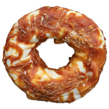 Pochoutka Trixie DentaFun buvolí kůže obalená kuřecím 110g-KS