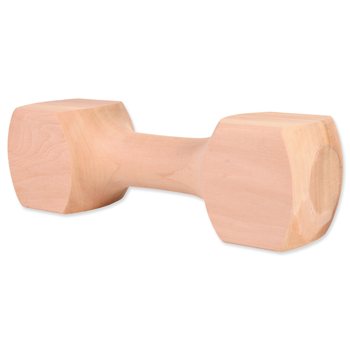 Hračka Trixie činka hranatá, dřevo 650g-KS