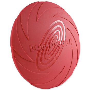Hračka talíř létající plovoucí přírodní guma 24cm -KS