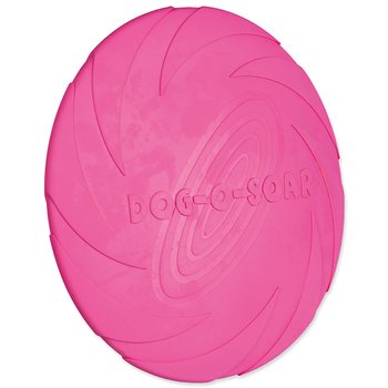 Hračka talíř létající plovoucí přírodní guma 24cm -KS