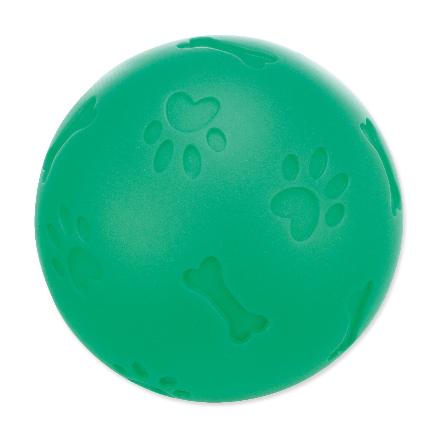 Hračka Trixie míč na pamlsky plast, vzor tlapka/kost 7cm-KS