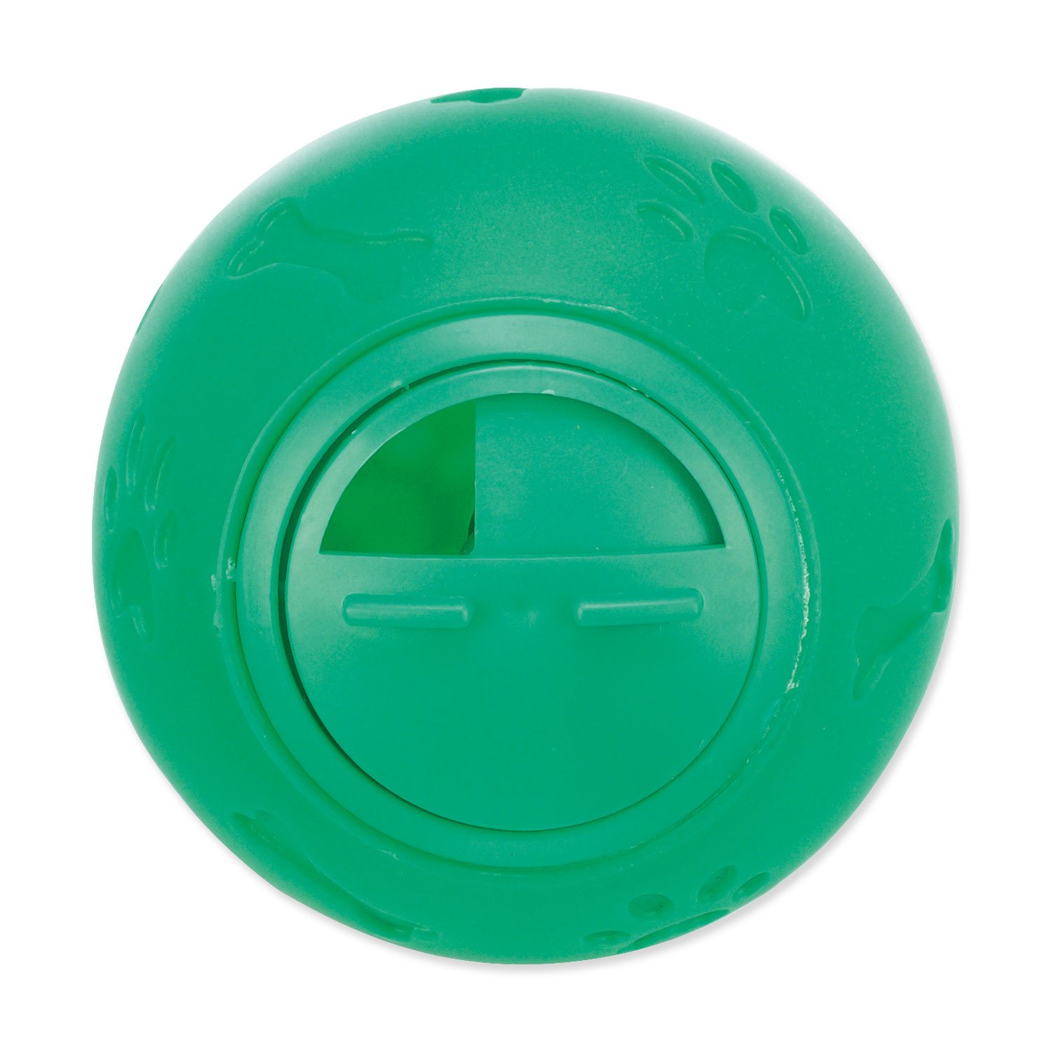 Hračka Trixie míč na pamlsky plast, vzor tlapka/kost 7cm-KS