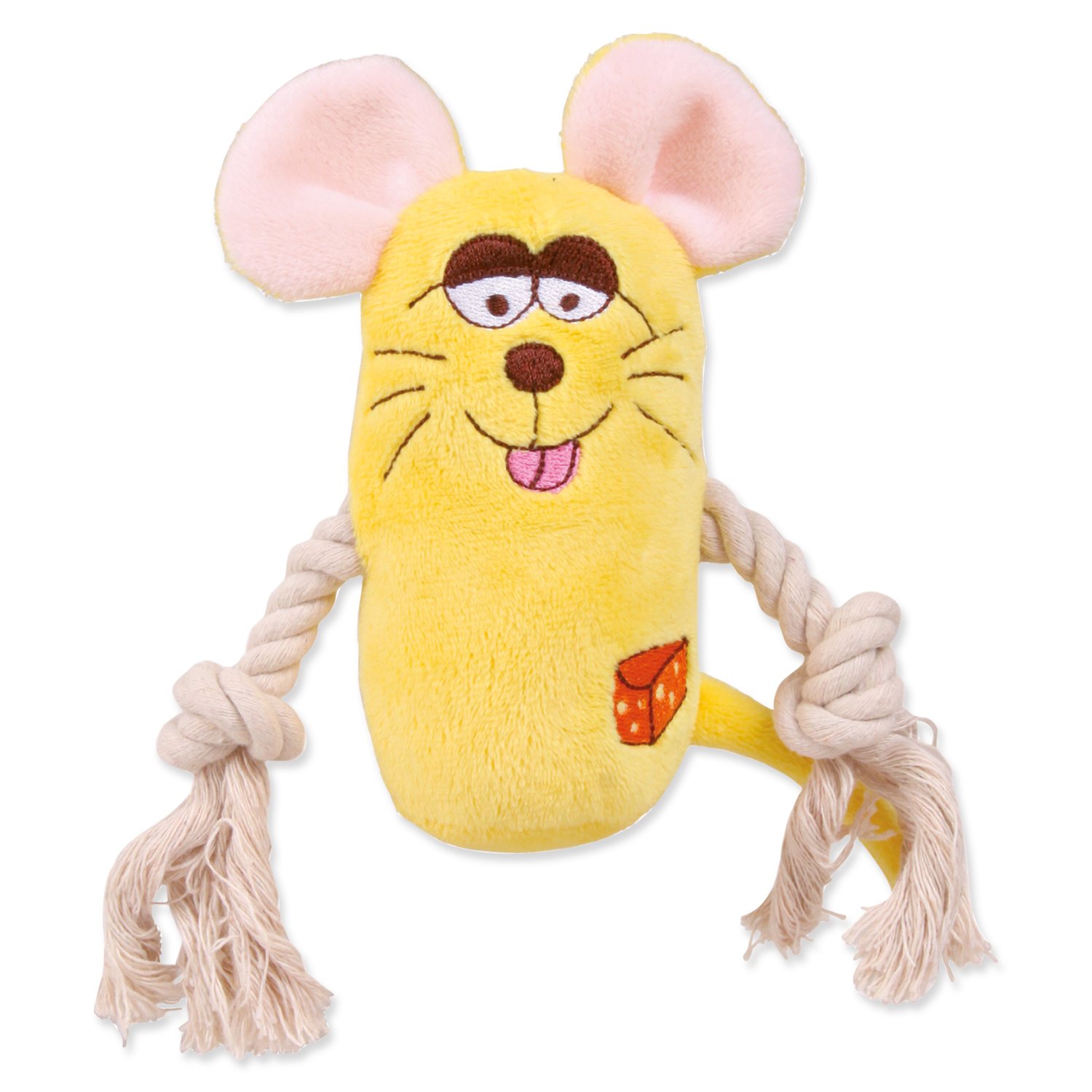 Hračka Trixie zvíře s lanem 13cm-KS