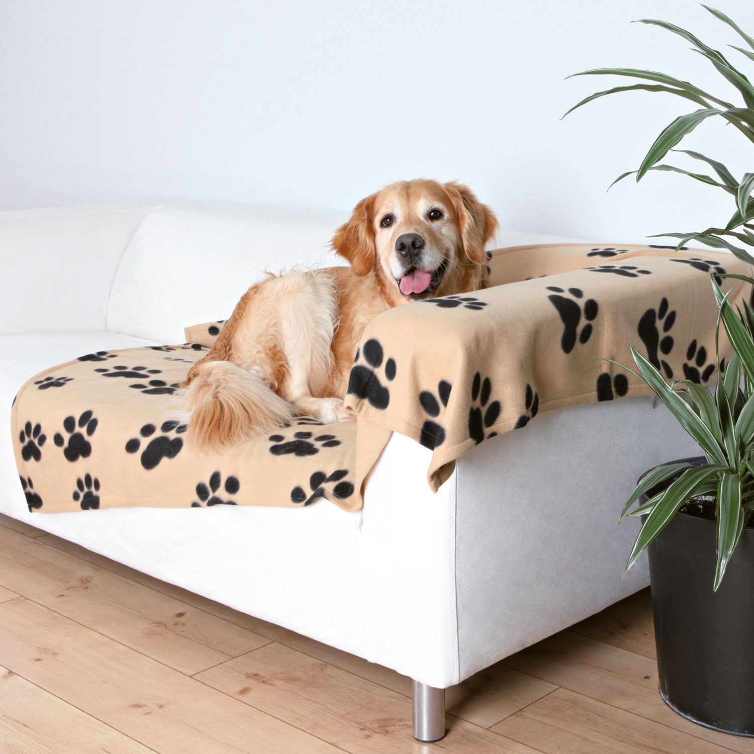 Deka Trixie Barney béžová 150x100cm-KS