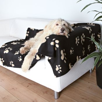 Deka Trixie Barney se šedými tlapkami 150x100cm-KS