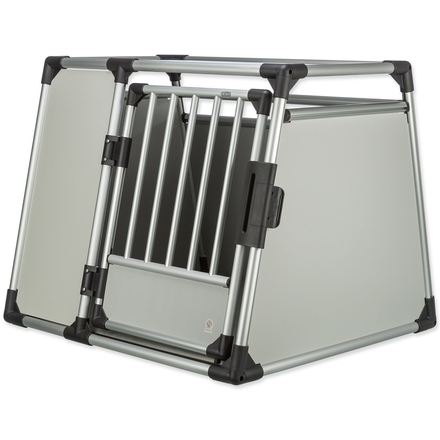 Přepravka hliník L–XL 94×75×88cm stříbrno-šedá