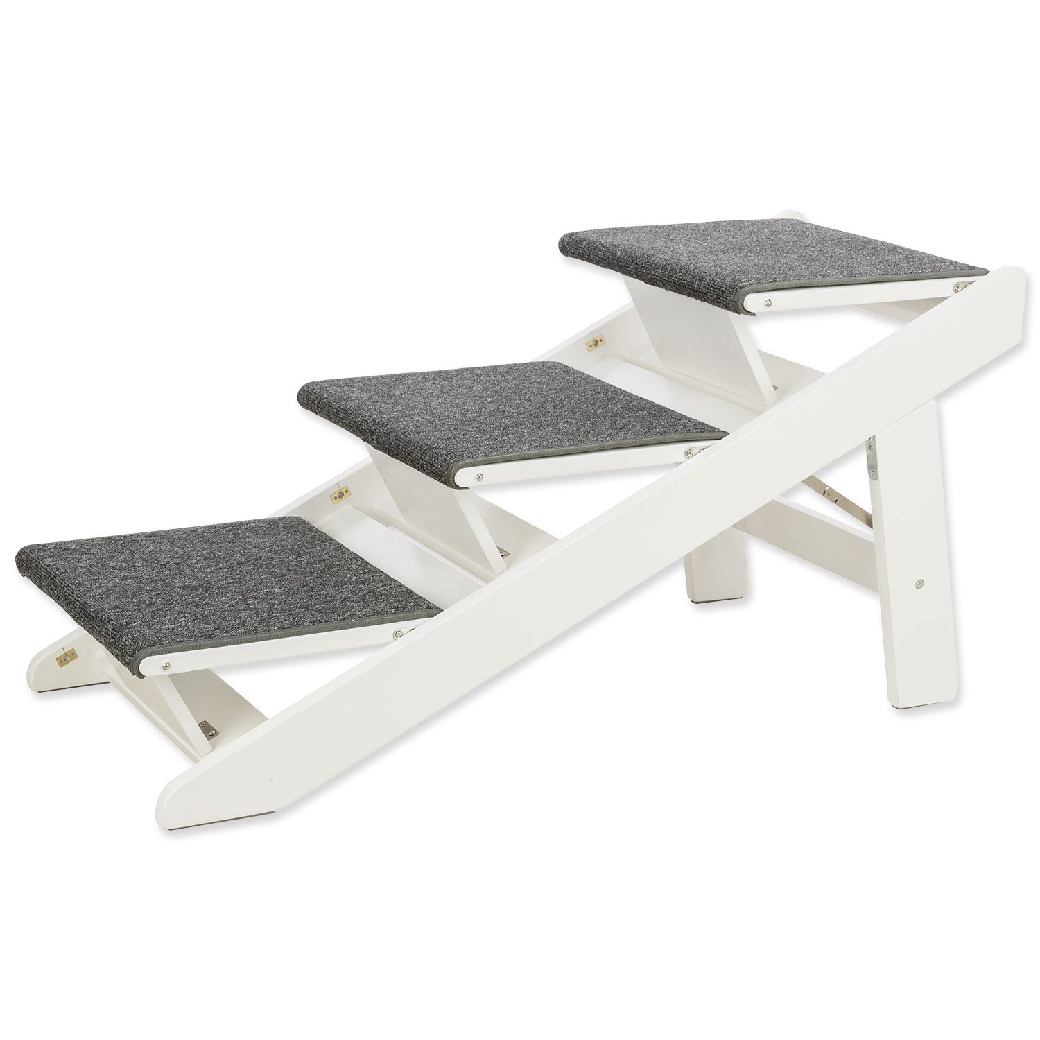 Rampa Trixie schůdky skládací bílé 44x46x106cm-KS